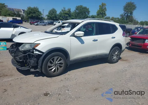 2015 Nissan Rogue Sl z USA, uszkodzony, nr VIN 5N1AT2MV6FC903513